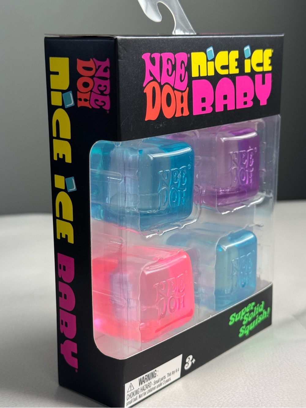 NeeDoh Nice Ice Baby Cubes Squishy TikTok Viral blue pink purple SHIPS TODAY! - Picture 2 of 7